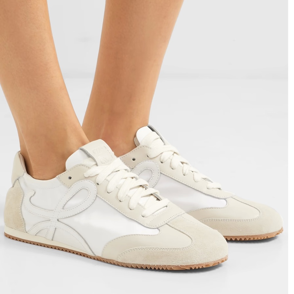 Loewe Ballerina Runner Sneakers | White & Beige | Good Condition
